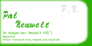 pal neuwelt business card